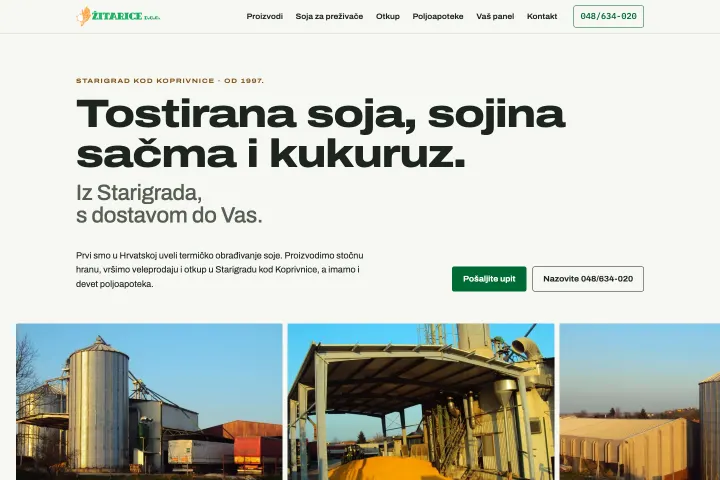 Žitarice — Stočna hrana i soja